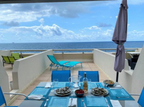 Double terrasse 1ere ligne mer Climatisation Parking WiFi